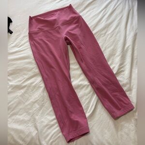 Pink Cropped Leggings